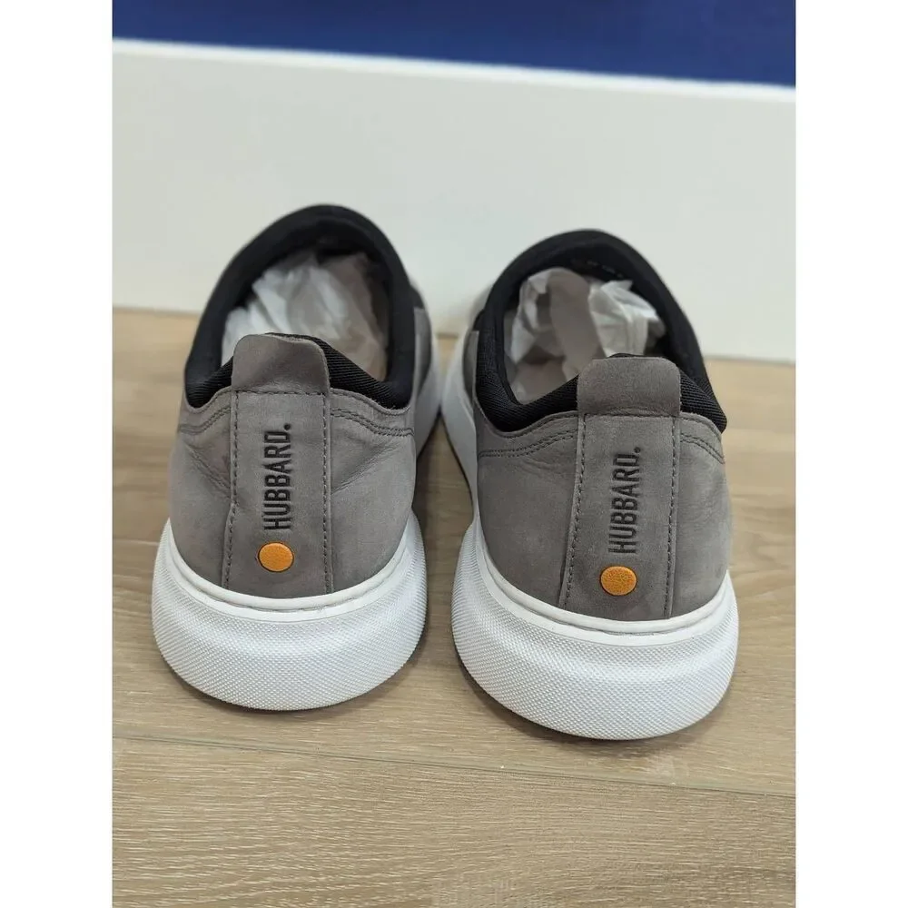 Samuel Hubbard Flight Slip On Sneakers Men's 9.5 E WIDE Grey Nubuck Travel